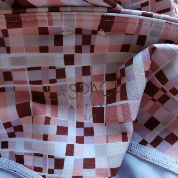 L*Space Hot To Trot Leggings and Aim High Cropped Top Block Party Set Workout - Picture 14 of 16